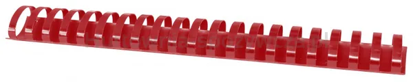 Grzbiety do bindowania OFFICE PRODUCTS, A4, 38mm (350 kartek), 50 szt., czerwone