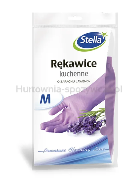 Rękawice kuchenne STELLA, zapach lawendy, rozmiar M, lawendowy