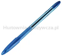 Długopis KEYROAD, 1,0mm, z miękkim uchwytem, pakowany na displayu, niebieski - 3