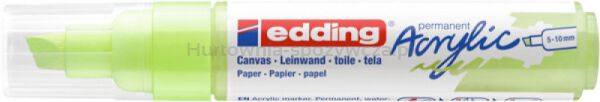 Marker akrylowy e-5000 EDDING, 5-10 mm, pastelowy zielony mat - 2