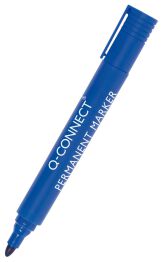 Marker permanentny Q-CONNECT, okrągły, 2-3mm (linia), niebieski