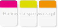 Post-It Zakładki indeksujące do archiwizacji (686-PGOEU), PP, silne, 38x25mm, 3x22 kart., mix kolorów  - 3