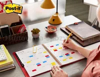 Post-It Zakładki indeksujące do archiwizacji (686-PGOEU), PP, silne, 38x25mm, 3x22 kart., mix kolorów  - 7