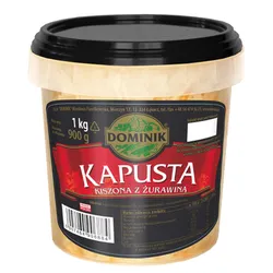 Kapusta Kiszona Z Żurawiną Polska 1Kg Dominik