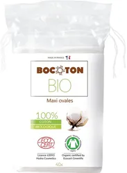 Płatki kosmetyczne, owalne 40szt BIO