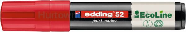 Marker olejowy na bazie wody e-52 EDDING EcoLine, 4-15mm, czerwony - 2