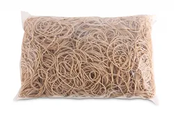 Gumki Recepturki Office Products, Średnica 50Mm, 1,5X1,5Mm, 60% Kauczuku, 1000G, Zgrzewka, Naturalne