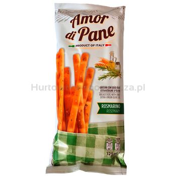 Paluszki Grissini Z Rozmaryn Amore Di Pane 125 G