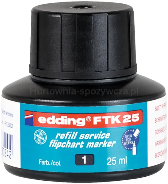 Tusz do uzupełniania markerów do flipchartów e-FTK 25 EDDING, czarny