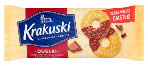 Krakuski Ciastka Duelki 181g x 24 sztuki