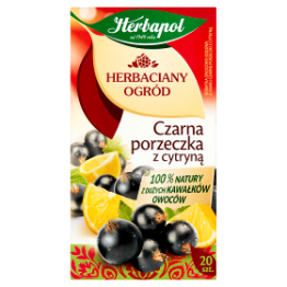 *Herbapol Herbata Herbaciany Ogród Czarna Porzeczka Z Cytryną 20 Torebek X 2,7 G