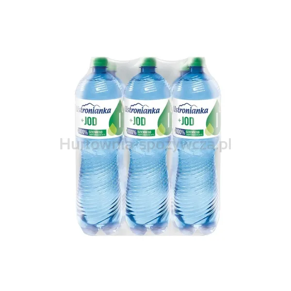 Ustronianka Woda gazowana z jodem 1,5l(w tym +0,50 zł/szt. zwrotnej kaucji)