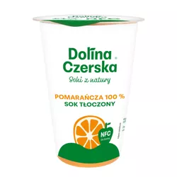 Dolina Czerska Sok NFC pomarańczowy 100% Kubeczek 200ml