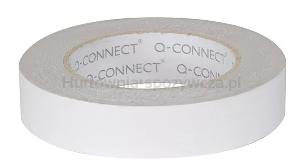 Taśma dwustronna montażowa Q-CONNECT, piankowa, 18mm, 3m, biała
