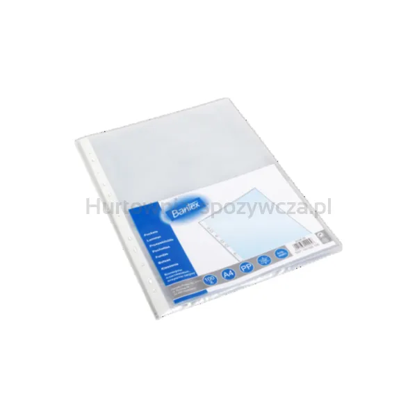 Bantex Koszulki groszkowe 50 mic, A4 100 sztuk 