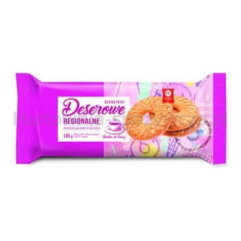 Cukry Nyskie Herbatniki Regionalne Deserowe Dekorowane Cukrem 180 G
