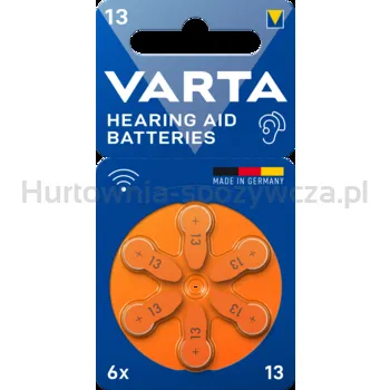 Varta Baterie Do Aparatów Słuchowych 13 6Szt.