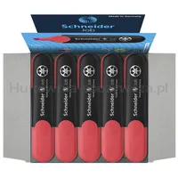 Schneider Zakreślacz Job, 1-5 mm, czerwony  - 5