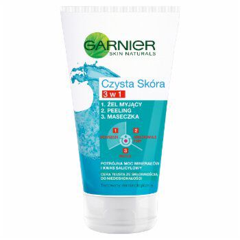 Garnier Żel I Piling Czysta Skóra 3W1 150Ml