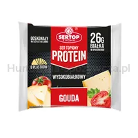 Sertop Ser topiony w plastrach protein z serem Gouda 130 g