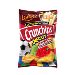 Chipsy Crunchips X-Cut Papryka Habanero 130 G