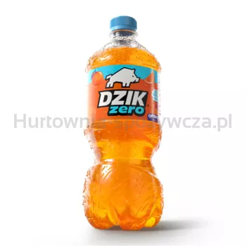 Dzik Zero Orange 850 ml Napój Gazowany