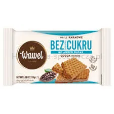Wawel Wafle Waniliowe Bez Dodatku Cukru 110G