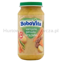 Bobovita Warzywna Potrawka Z Wołowiną Po 12 Miesiącu 250 G