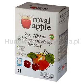 Sok jabłkowo-wiśniowy Royal Apple NFC 3l