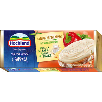 Hochland Z Papryką. Ser Kremowy Topiony W Bloczku. 90 G
