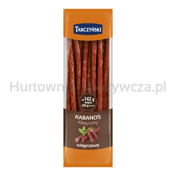 Tarczyński Kabanos Klasyczny Wieprzowy około  1,6 Kg