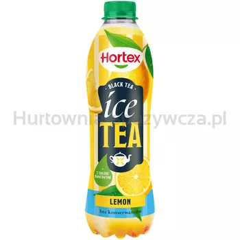 Hortex Ice Tea Napój jabłkowo-cytrynowy z dodatkiem ekstraktu z liści czarnej herbaty butelka Pet 1L kaucja