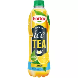 Hortex Ice Tea Napój jabłkowo-cytrynowy z dodatkiem ekstraktu z liści czarnej herbaty butelka Pet 1L kaucja