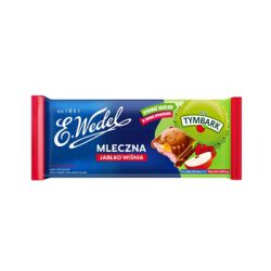 E.Wedel Czekolada mleczna jabłko wiśnia 289g