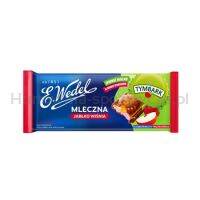 E.Wedel Czekolada mleczna jabłko wiśnia 289g