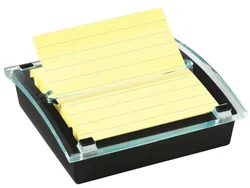 Post-It Podajnik do karteczek samoprzylepnych Millenium XL Z-Notes (DS440-SSCYL), czarny, 1 bloczek GRATIS 