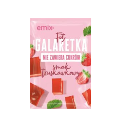 Galaretka FIT (bez cukru) truskawkowa emix 25g