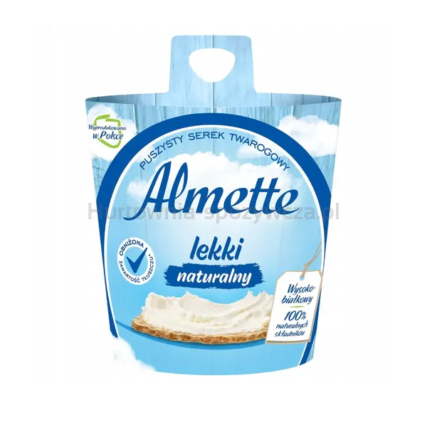 Almette Puszysty serek twarogowy lekki naturalny 150 g