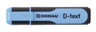 Zakreślacz DONAU D-Text, 1-5mm (linia), eurozawieszka, niebieski