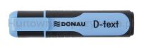 Zakreślacz DONAU D-Text, 1-5mm (linia), eurozawieszka, niebieski