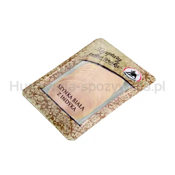 Szynka biała z indyka plastry 100G ZMB