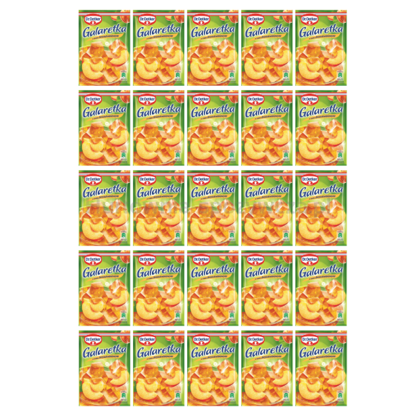 Dr.Oetker Galaretka Brzoskwiniowa 72 G x 25 sztuk