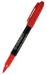 q-Connect Marker do płyt CD/DVD 1mm (linia), czerwony 