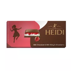 Heidi Multi layer Strawberry  Milk Filling 85g