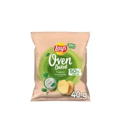 Lay's Oven Baked Chipsy o smaku jogurtu z ziołami 40g