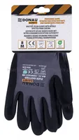 Rękawice DONAU SAFETY Flex-Dotted, kat. II, rozm. 8, szare - 4