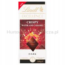 Lindt Czekolada Excellence Crispy Biscuit 100G