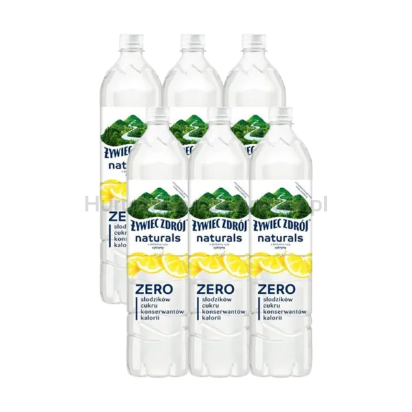 Woda Żywiec Zdrój Naturals Z Delikatną Nutą Cytryny 1,2 L
