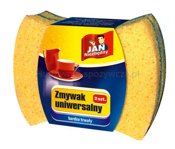 Jan Niezbędny Zmywak uniwersalny 2 szt., żółty
