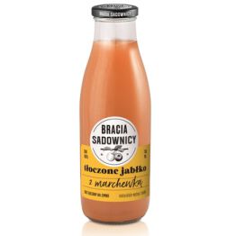 Bracia Sadownicy Sok Tłoczony 750 Ml Jabłko-Marchew<br>(Data przydatności 29.05.2025)